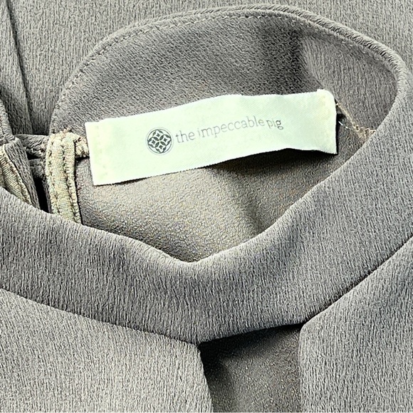 The Impeccable Pig Key hole sleeveless tank Midi Dress Size S - Picture 7 of 9